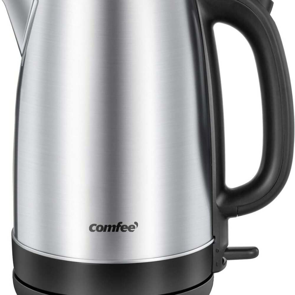 1.7L Stainless Steel Electric Tea Kettle, BPA-Free Hot Water Kettle Electric wit